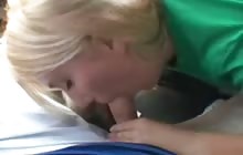 Cock sucking blonde